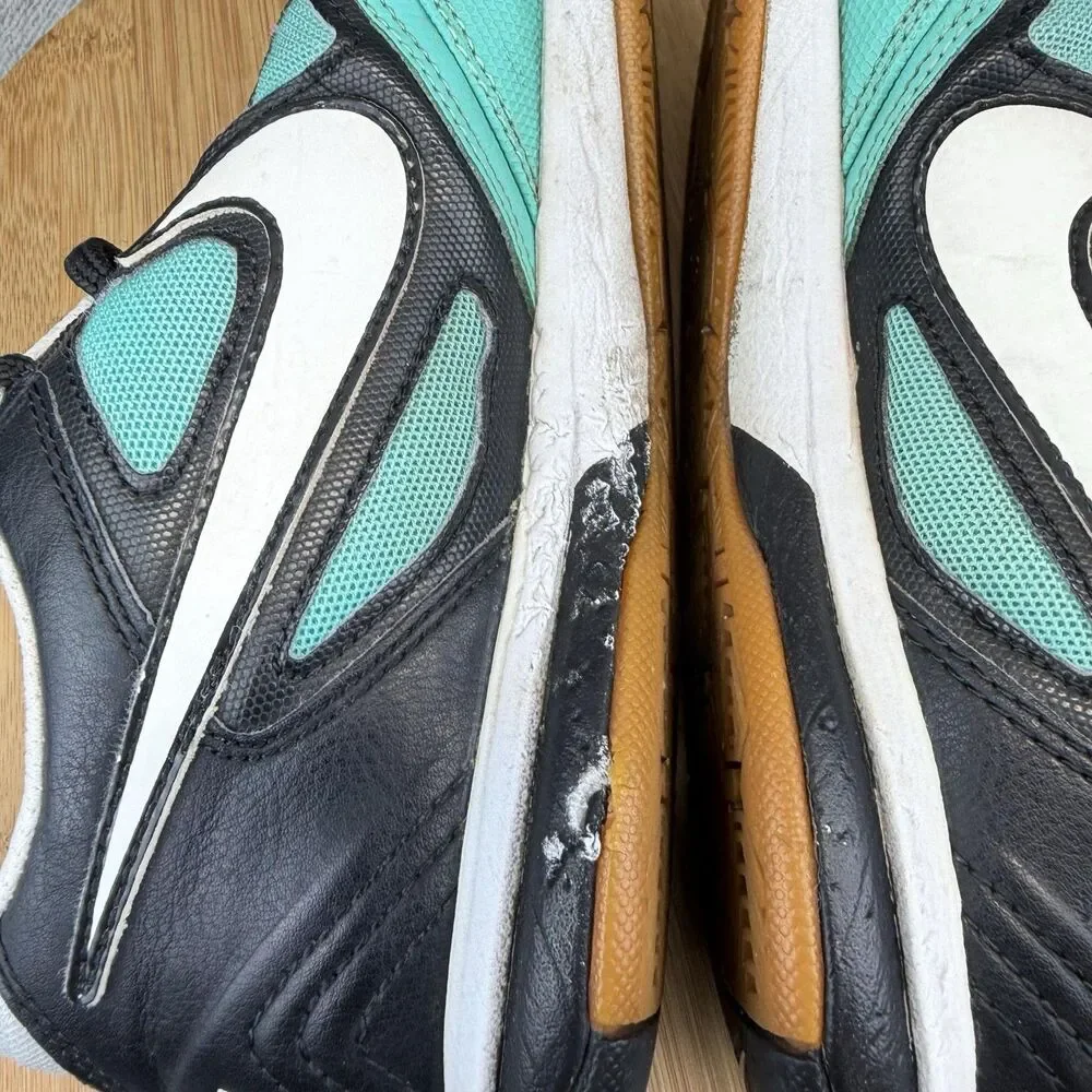 Nike 5 Gato Shoes Mens Size 5 Blue Black Indoor Soccer Sneakers 415122-310